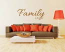 Family is Forever Quotes Wall Decal Lettering Vinyl Art Stickers